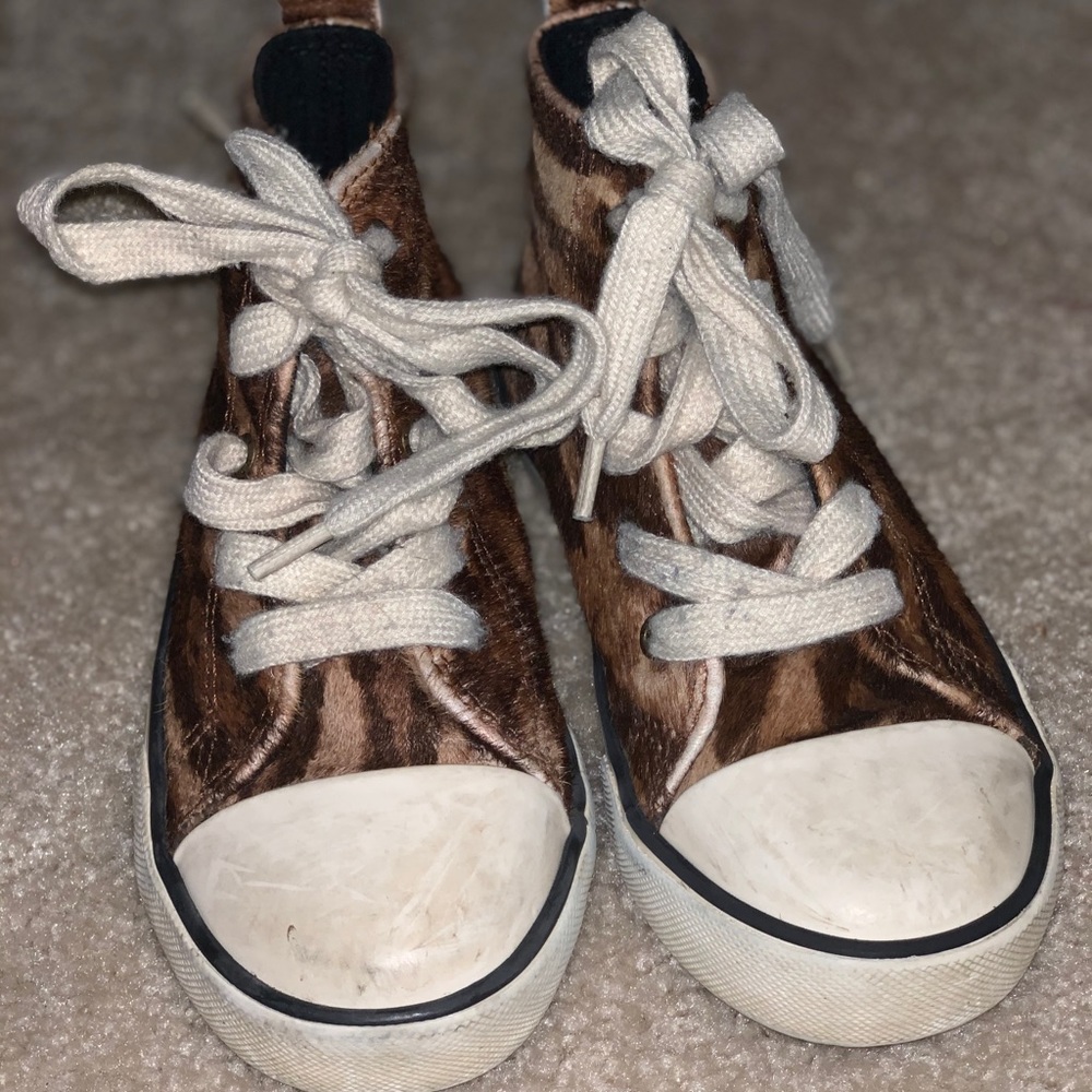 Tiger Print Sneakers